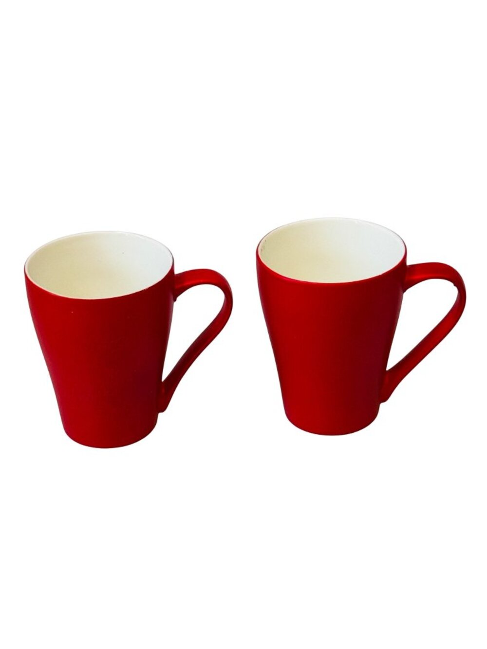 Coffee Cup MsRF iNC DESIGN StARLA Viberant  Red Tapered Cup Microwave Dishwasher